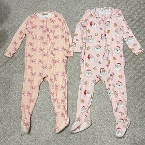 Tullabee Christmas Santa Candy Cane Onesies